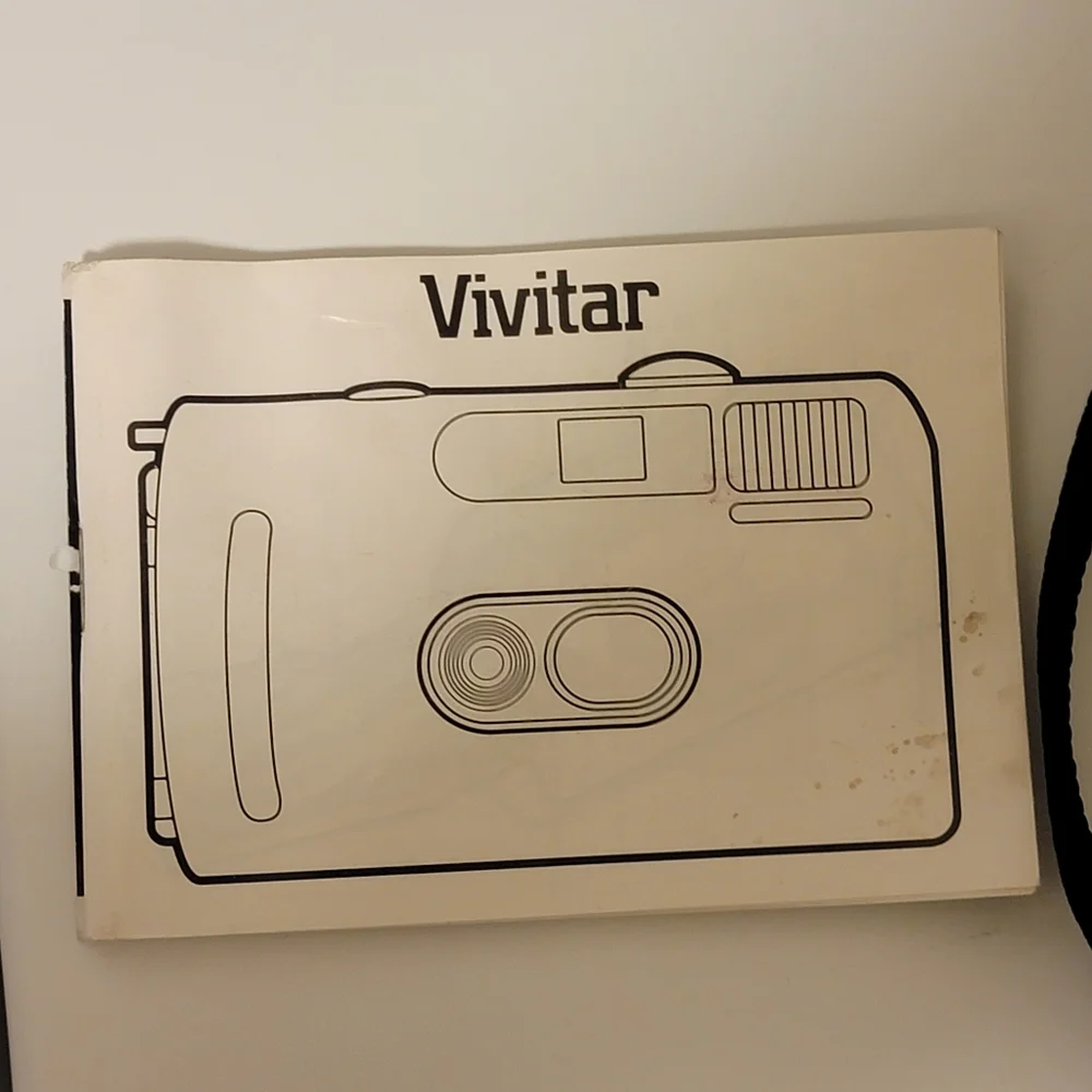 Vivitar R-400 35MM Compact Motor  Drive‎ Camera W/ Auto Flash D/X System Working